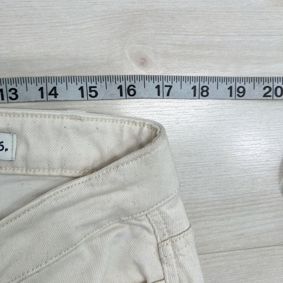 NEW J Jill Denim Jeans Women Size 16 Petite Cream Modern Slim Boot Cut Stretch - Picture 12 of 16